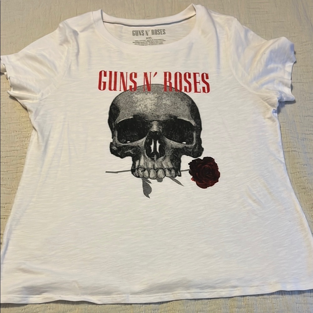 Guns N' Roses White Graphic T-Shirt